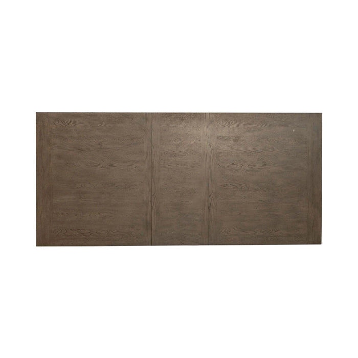 Americana Farmhouse Rectangular Leg Table in Dusty Taupe & Black image