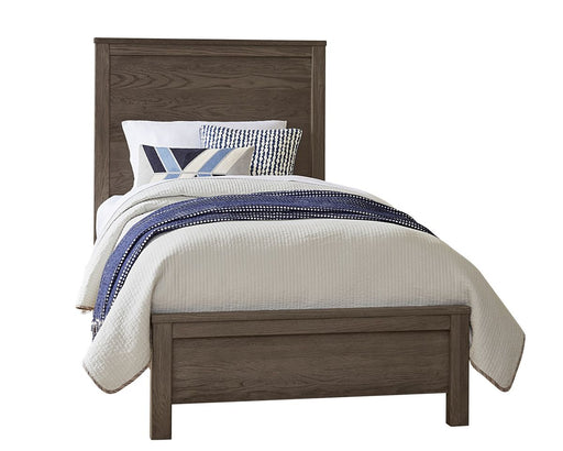 Vaughan Bassett Fundamentals Twin Panel Bed in Grey image