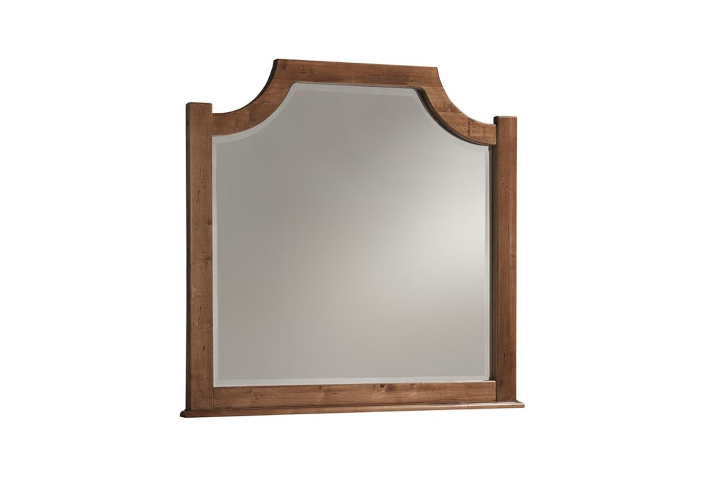 Vaughan-Bassett Maple Road Scalloped Mirror in Antique Amish image