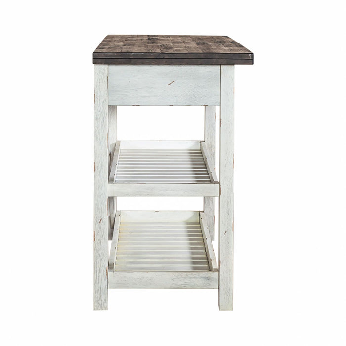 Farmhouse Server in White/Oak image