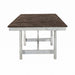Farmhouse Trestle Table in White image