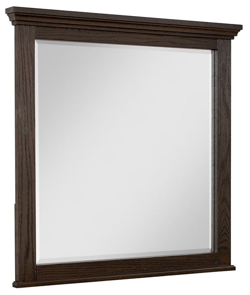 Vaughan-Bassett Passageways Charleston Brown Landscape Mirror in Dark Brown image
