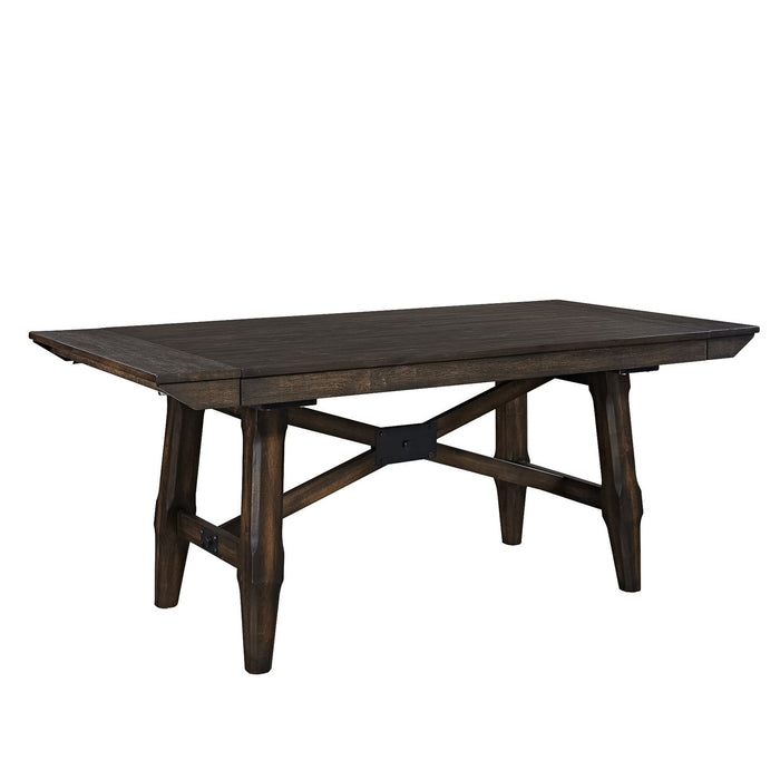 Double Bridge 5 Piece Trestle Table Set