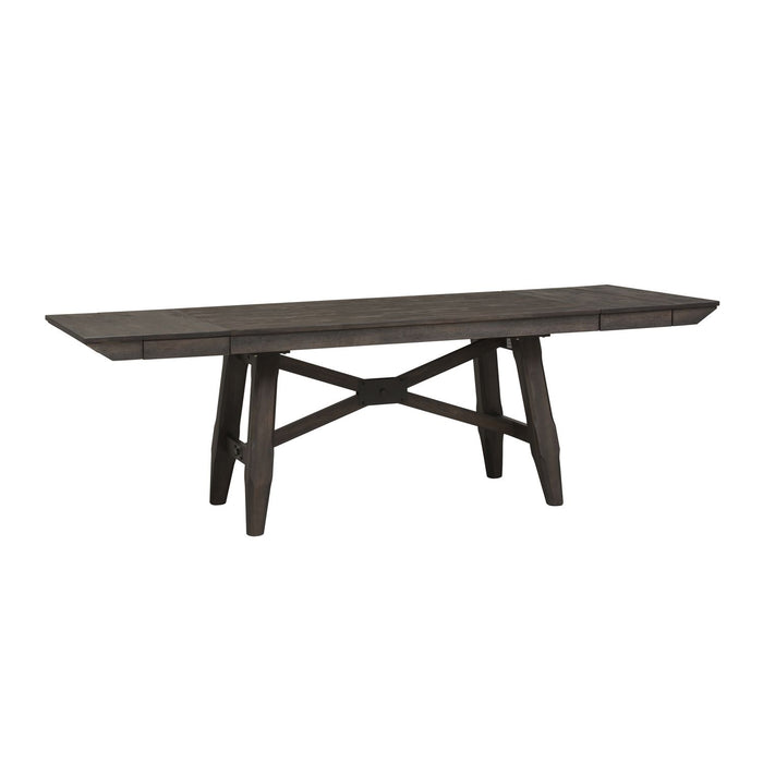 Double Bridge 6 Piece Trestle Table Set