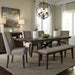 Double Bridge Optional 6 Piece Trestle Table Set image