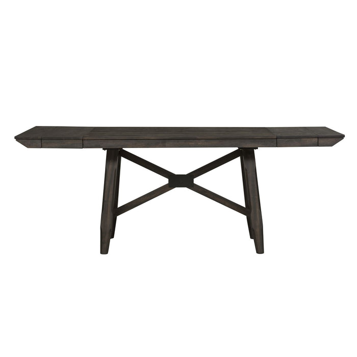Double Bridge Trestle Table Set