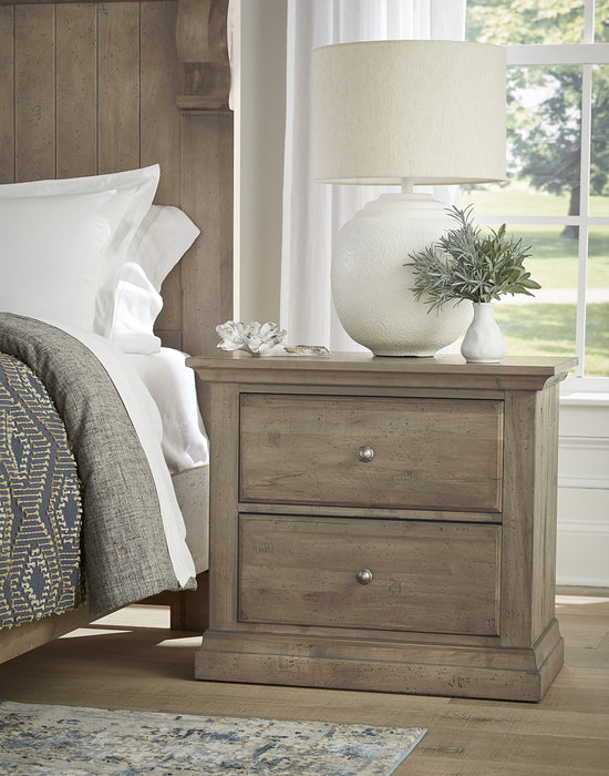Vaughan Bassett Carlisle Nightstand in Natural Grey