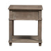 Parkland Falls End Table in Weathered Taupe image