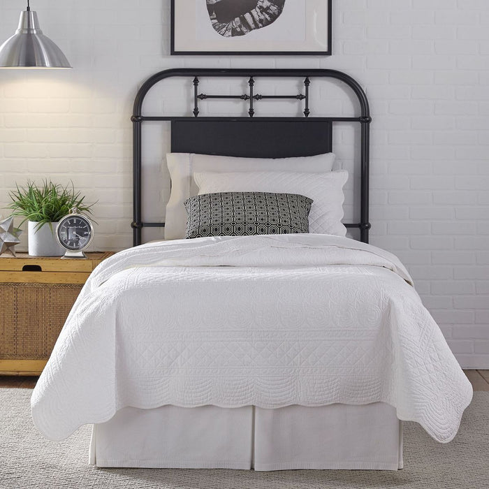Liberty Furniture Vintage Series Twin Metal Headboard in Black