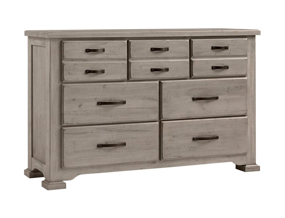 Vaughan-Bassett Joinery 6 Drawer Dresser in Washed White Oak image
