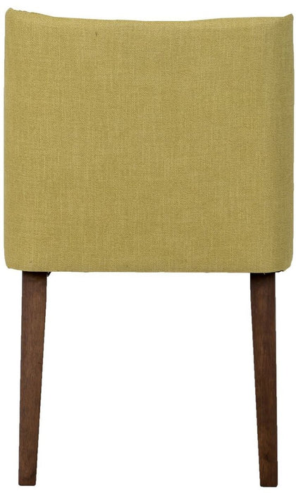 Liberty Furniture Space Saver Nido Chair (Green) in Satin Walnut (Set of 2)