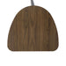 Space Saver Triangle Table in Satin Walnut image