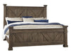 Vaughan Bassett Yosemite Queen Panel Bed in Smoke image