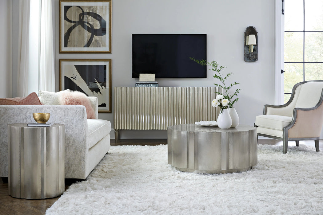 German Silver Entertainment Console