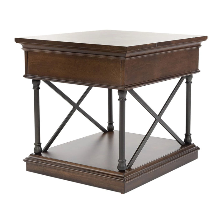 Tribeca End Table in Cordovian Brown image
