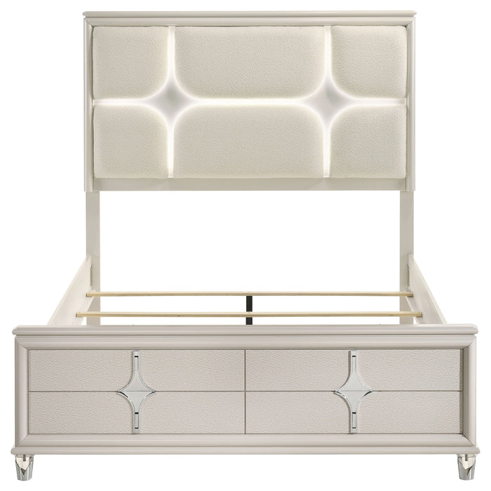 Olivia Panel Bed with LED Lighting
