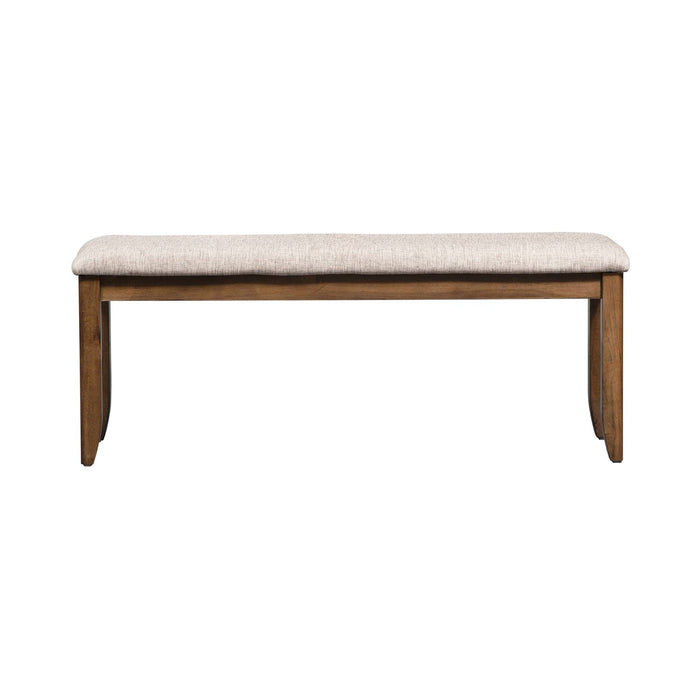 Santa Rosa II Upholstered Bench in Antique Honey
