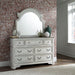 Magnolia Manor King California Upholstered Sleigh Bed, Dresser & Mirror, Chest, Night Stand image