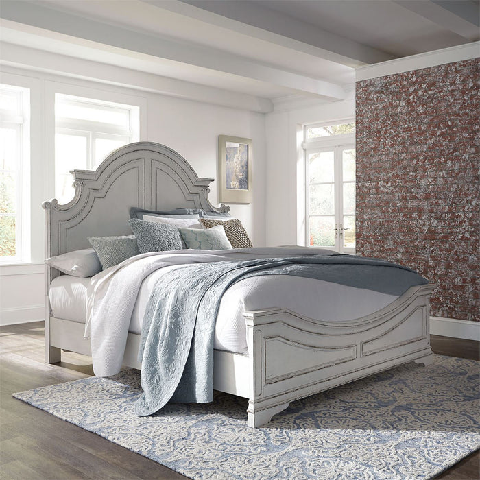Liberty Magnolia Manor Cal King Panel Bed in Antique White image