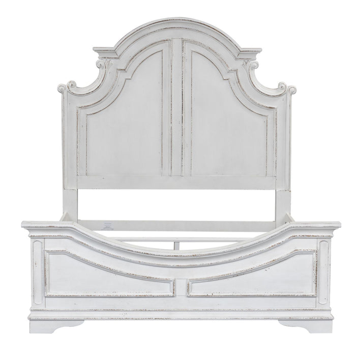 Magnolia Manor Queen Panel Bed, Dresser & Mirror, Night Stand