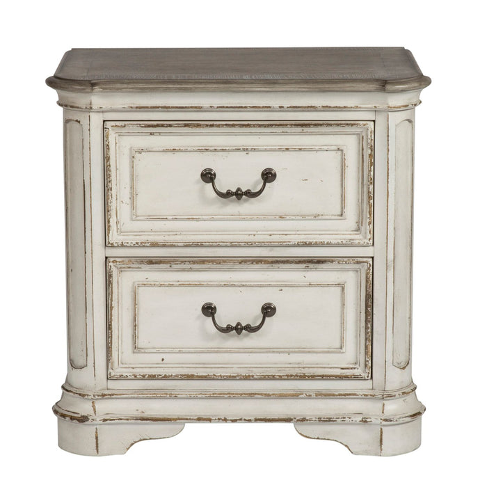 Magnolia Manor Queen Panel Bed, Dresser & Mirror, Night Stand