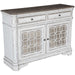 Liberty Furniture Magnolia Manor Buffet in Antique White image