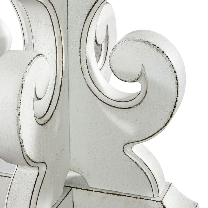 Liberty Magnolia Manor Round End Table in Antique White