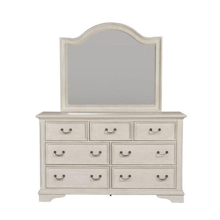 Liberty Funiture Bayside Drawer Dresser in Antique White