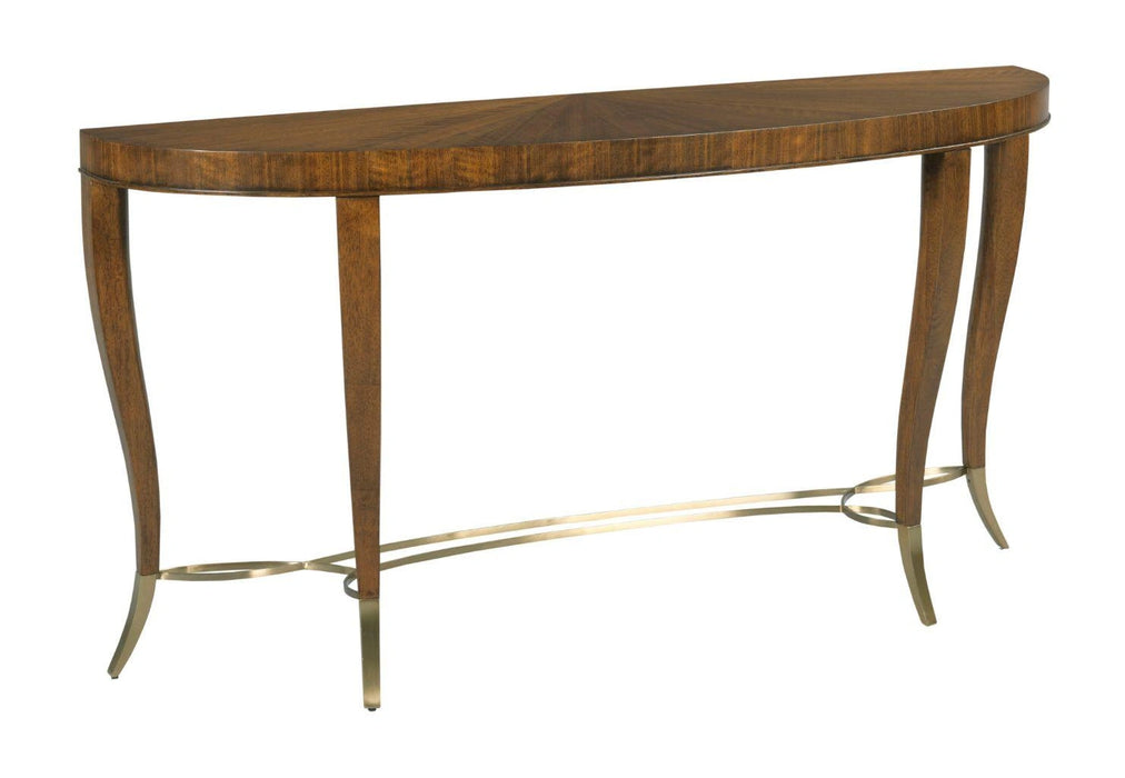 American Drew Vantage Console Table in Medium Stain