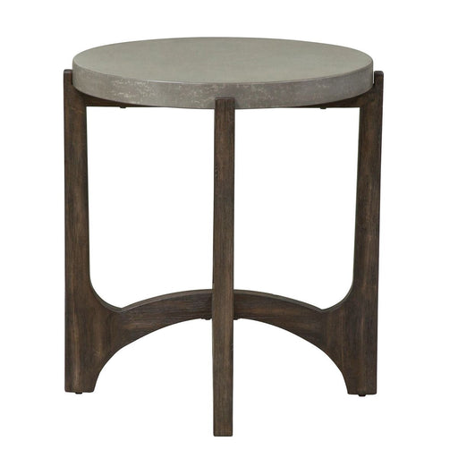 Liberty Furniture Cascade End Table in Wire Brush Rustic Brown image