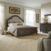 Paradise Valley King California Uph Bed, Dresser & Mirror image