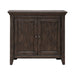 Paradise Valley 2 Door Bedside Chest with Charging Station in Saddle Brown image