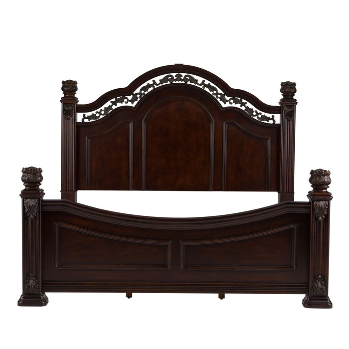 Messina Estates Poster Bed, Dresser & Mirror, Night Stand image