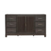 Modern Edge 2 Door 6 Drawer Dresser in Caffe image