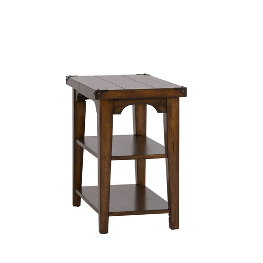 Aspen Skies Chair Side Table in Russet Brown image