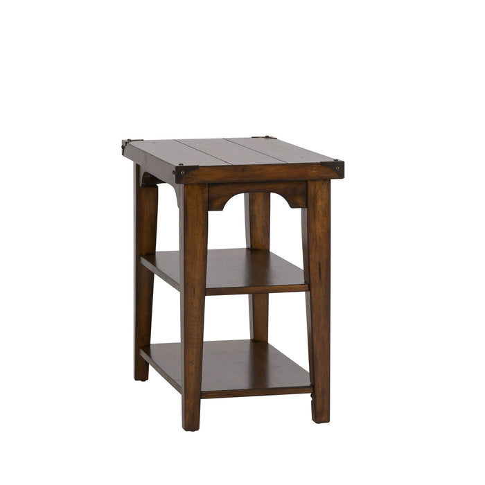 Aspen Skies Chair Side Table in Russet Brown image