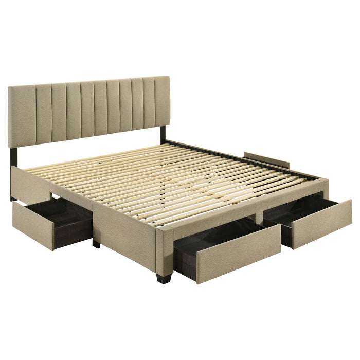 Wheatland Panel Platform Storage Bed
