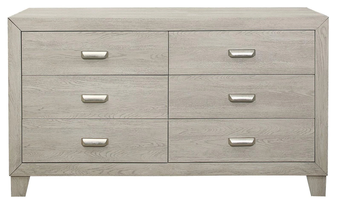 Quinby 6 Drawer Dresser in Light Brown 1525-5