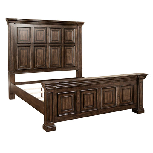 Big Valley Panel Bed, Dresser & Mirror, Chest image