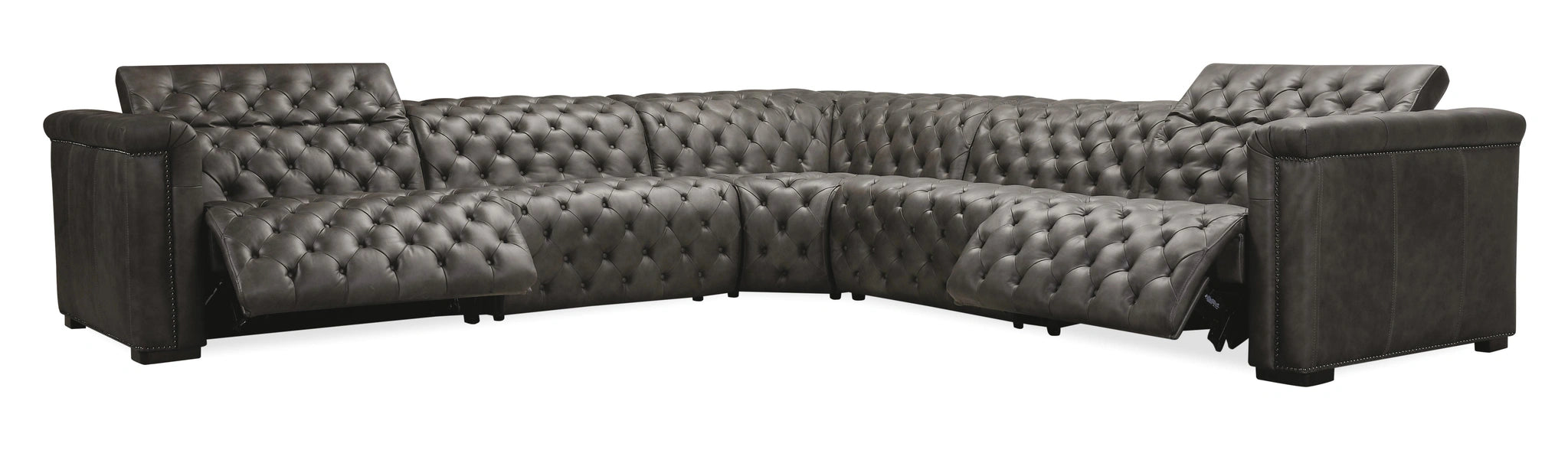 Savion Grandier 5 pc Sectional w/2 PWR Recline PWR Headrest