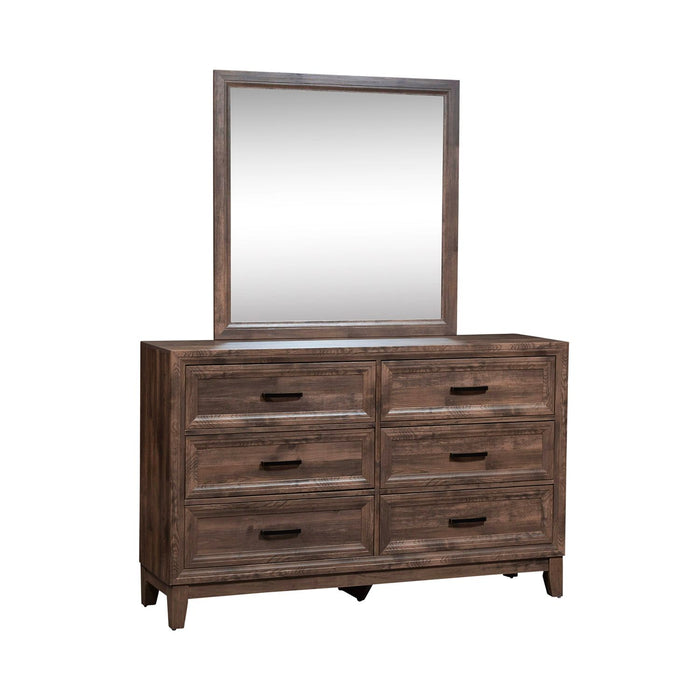Ridgecrest King Panel Bed, Dresser & Mirror, Chest, Night Stand