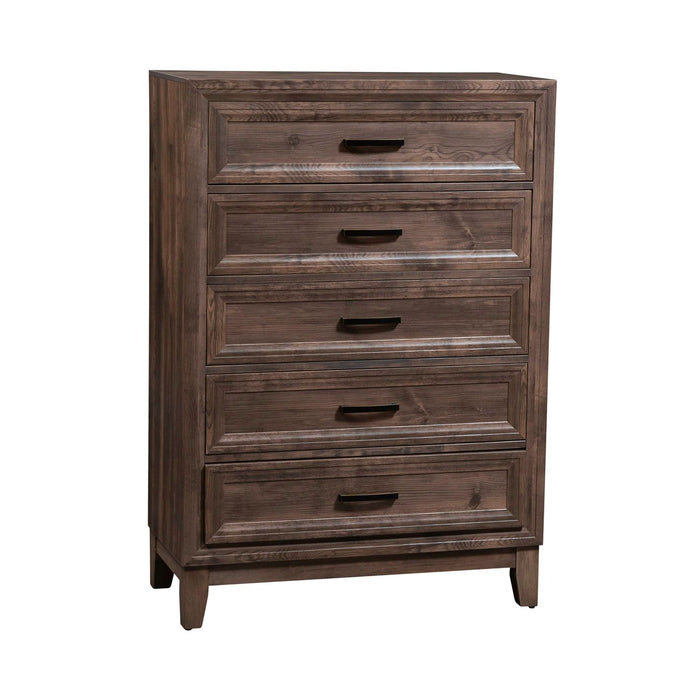 Ridgecrest King Panel Bed, Dresser & Mirror, Chest, Night Stand