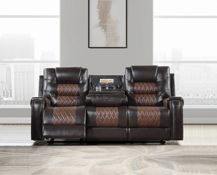 Hart Reclining Sofa W/Drop Down Tbl