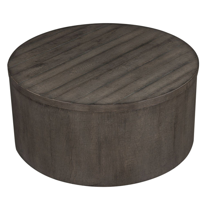Modern Farmhouse Drum Cocktail Table image