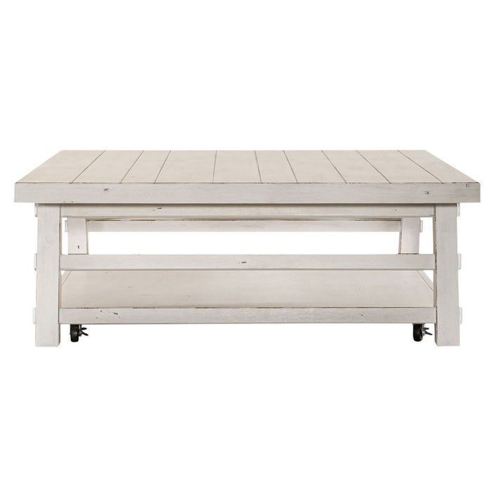 Modern Farmhouse Oversized Square Cocktail Table image