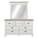 Allyson Park Panel Bed, Dresser & Mirror image