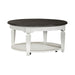 Allyson Park Round Cocktail Table in White image