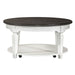 Liberty Furniture Allyson Park Round Cocktail Table in White image
