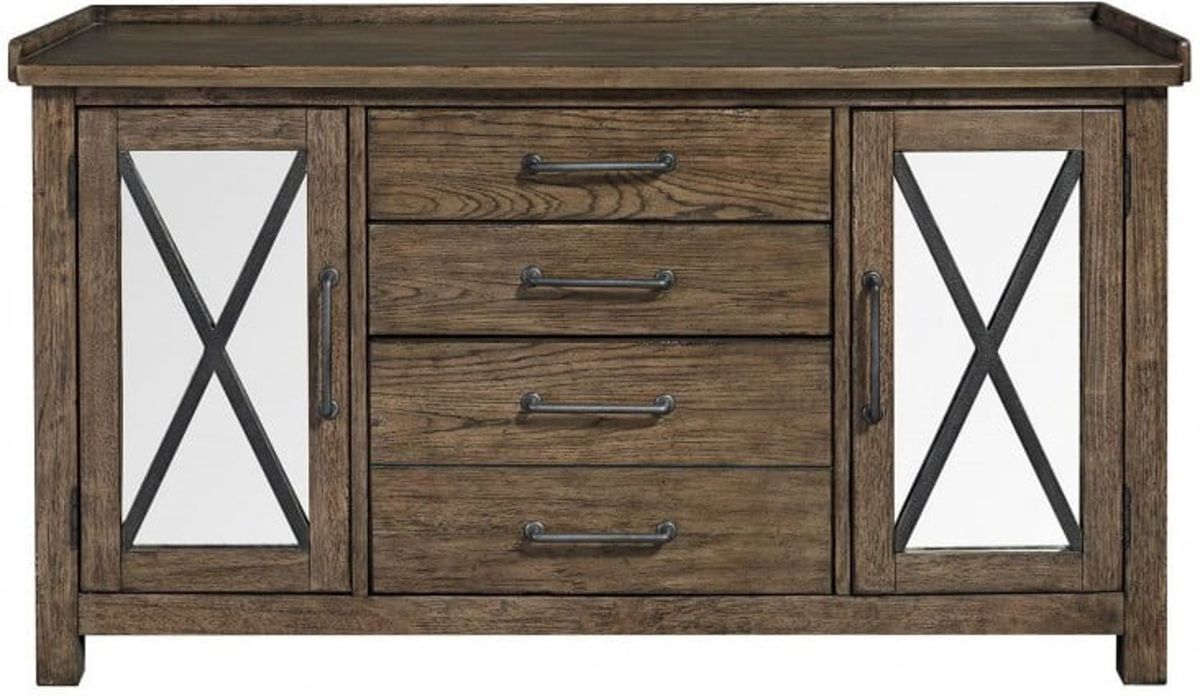 Liberty Sonoma Road Small Credenza in Weather Beaten Bark