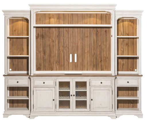 Liberty Morgan Creek 68" Entertainment Center with Piers in Antique White image